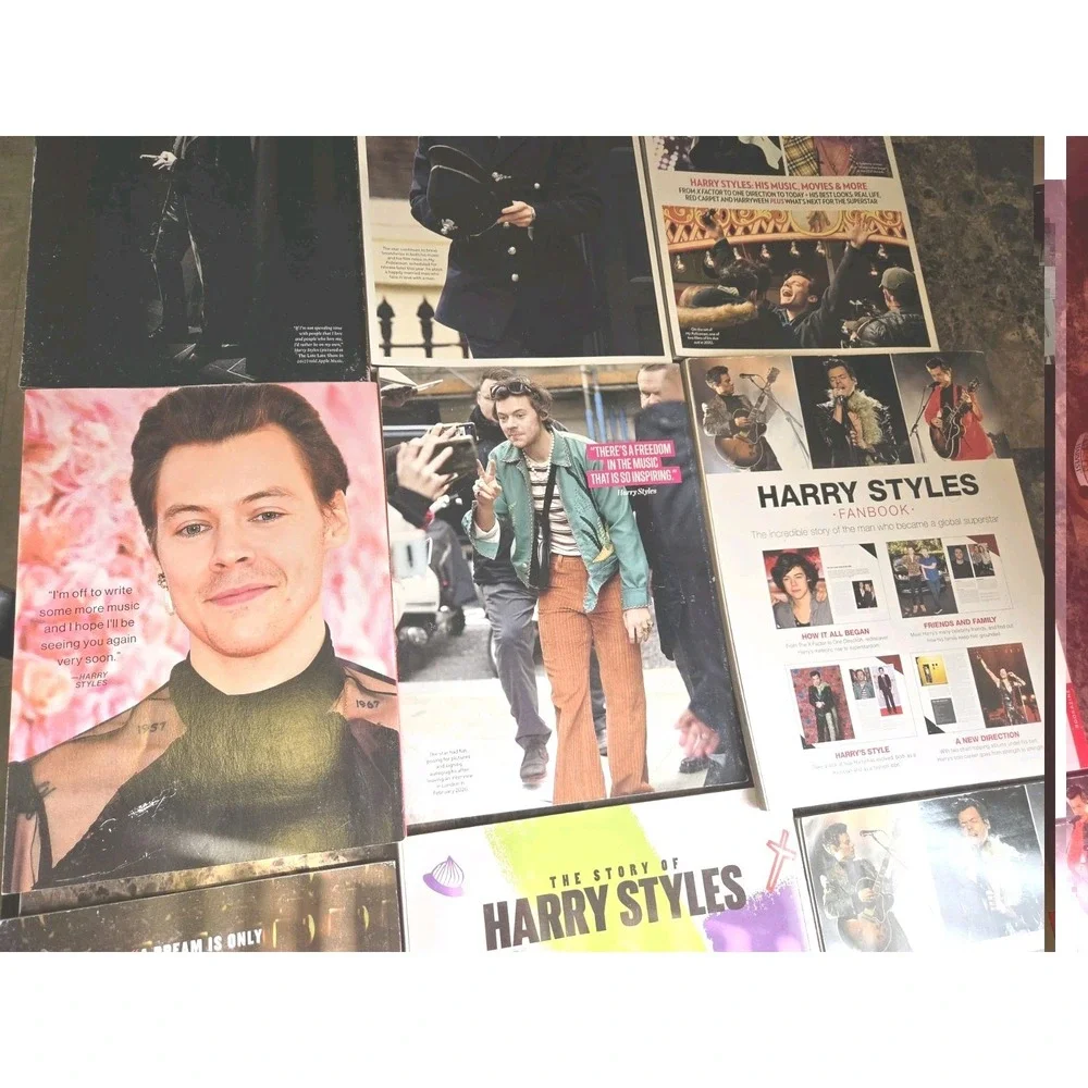 Harry Styles Magazine Lot Of 9 Excellent Condition One Direction Teen Pop Music
